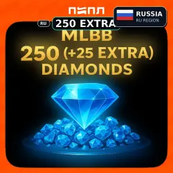 Mobile Legends 250 (+25 Extra) Diamonds - Россия, лот №208282