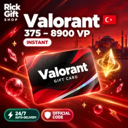 [AUTO 24/7] Valorant Points Turkey (TR) 375–8900 VP Digital Code