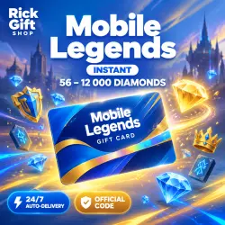 [AUTO 24/7] Mobile Legends 56–12000 Diamonds Code (Global)