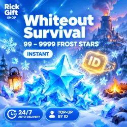 [AUTO 24/7] Whiteout Survival: 99–9999 Frost Stars via Player ID