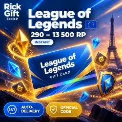 [AUTO 24/7] League of Legends 290–13500 RP (EU) Digital Code