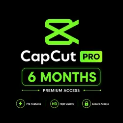 CAPCUT PRO — 6 MONTHS INDIVIDUAL ACCOUNT (PRIVATE)