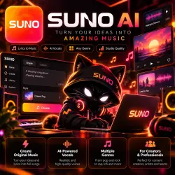 Suno AI Subscription 1 Month - Pro / Premier on YOUR Own Account | Renewal
