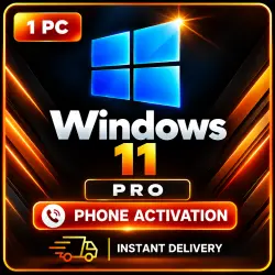 Windows 11 Pro Key | Phone Activation | 1 PC | Instant Delivery