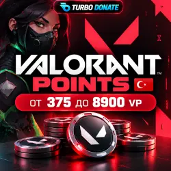 VALORANT POINTS - ТУРЦИЯ - 375-8900 VP ( TRY ), лот №254737