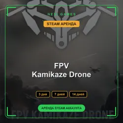 АРЕНДА 3/7/14 ДНЕЙ | STEAM АККАУНТ | FPV Kamikaze Drone