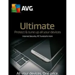 AVG Ultimate 2025 with Secure spec.Software - 10 Devices 1 Year | Subscription Key | GLOBAL