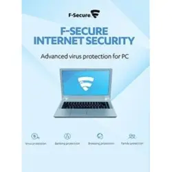 F-Secure Internet Security 1 Device 1 Year | Subscription Key | GLOBAL