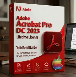 Adobe Acrobat Pro DC 2023 macOS Perpetual License Key (Global)