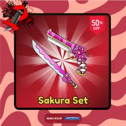 Sakura Set | Murder Mystery 2 | MM2 — Roblox, лот №217897