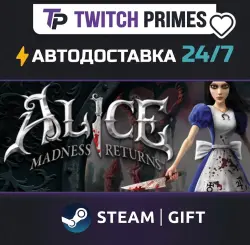 Ru+CIS+China "Alice Madness Returns" Steam Gift auto-delivery 24/7
