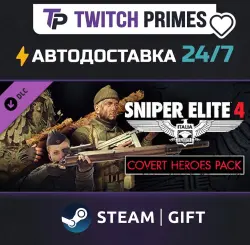 Ru+CIS+China "DLC Sniper Elite 4 - Covert Heroes Character Pack" Steam Gift auto-delivery 24/7