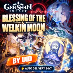 GENSHIN IMPACT WELKIN MOON 30 DAYS UID 24/7