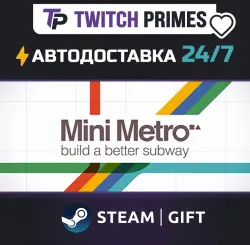 Ru+CIS+China "Mini Metro" Steam Gift auto-delivery 24/7