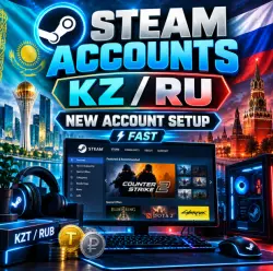 Steam Account KZ / RU | New Account Setup |