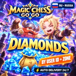 24/7 | MAGIC CHESS: GO GO | RUSSIA | DIAMONDS | USER ID + ZONE