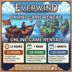RENT Everwind ACCOUNT | FROM 12 HOURS TO 30 DAY