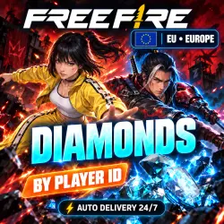24/7 | FREE FIRE | EUROPE (EU) | DIAMONDS | PLAYER ID