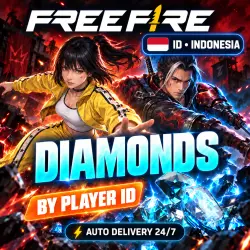 24/7 | FREE FIRE | INDONESIA (ID) | DIAMONDS | PLAYER ID