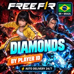 24/7 | FREE FIRE | BRAZIL (BR) | DIAMONDS | PLAYER ID