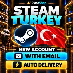 STEAM ACCOUNT — TURKEY | NEW | TRY | INSTANT DELIVERY