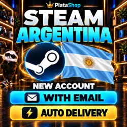 STEAM ACCOUNT — ARGENTINA | NEW | ARS | INSTANT DELIVERY