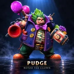 Pudge - Rotzo the Clown | Dota 2 | Подарком | Spreing 2025 …, лот №254770