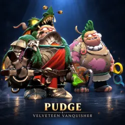 Pudge - Velveteen Vanquisher + Личность The Toy Butcher | D… — Dota 2, лот №254779