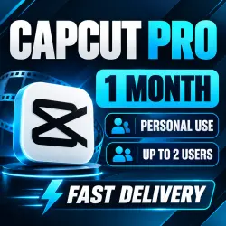 CapCut Pro | 1 Month | Personal Use | Up to 2 Users |