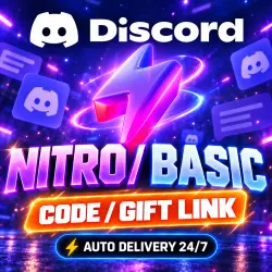 24/7 | Discord Nitro | Activation code | Instant delivery