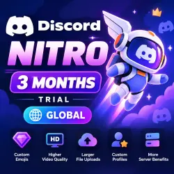 Discord Nitro 3 Months Trial Global