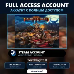 Torchlight II - Steam Account with FULL ACCESS | The Account is Yours | Online