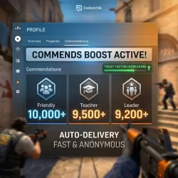 CS2 Commends Boost: Trust Factor, Auto-Delivery | Danielchik