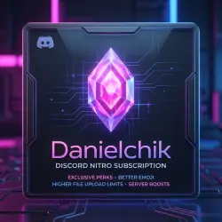 Discord NITRO FULL на 3 месяца | Быстрое подключение на аккаунт |Danielchik