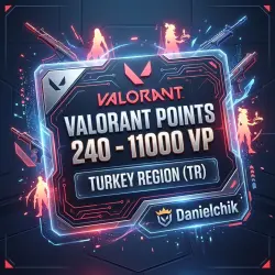 Valorant Points Codes 240-11000 VP (Turkey) | Danielchik
