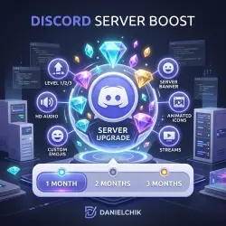 Discord Server Boost 1/2/3 Months | Danielchik