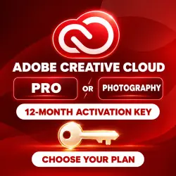 ADOBE CREATIVE CLOUD PRO / PHOTOGRAPHY (1 YEAR) | GLOBAL