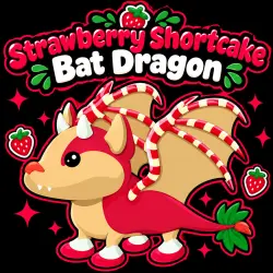 Strawberry Shortcake Bat Dragon / ЛЮБЫХ ПАРАМЕТРОВ / (копия) — Roblox, лот №217970