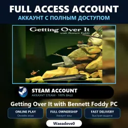 Getting Over It with Bennett Foddy PC - аккаунт Steam с ПОЛНЫМ ДОСТУПОМ | Аккаунт ваш | Онлайн