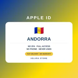 Аккаунт App Store и Apple ID: Apple ID Андорра | App Store iTunes | Без 2FA | | Полный до…, лот №257856