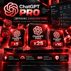 ChatGPT Pro 6.1 | X5 [100] X10 [200] X25 [500] | 1 month | Official | s