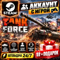 Steam account with the game Tank Force 24/7 instant delivery+Gift