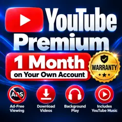 YOUTUBE PREMIUM 1 Month on Your Own Account