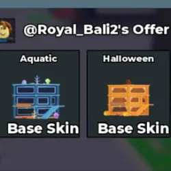 Aquatic + Halloween Base Skin (Base Skin) — Roblox, лот №218015