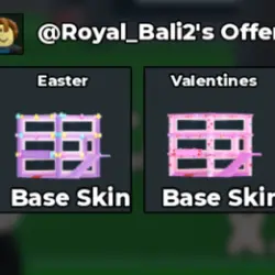 Base skins pink Valentine + purple Easter Egg (Base Skin) — Roblox, лот №218099