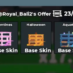 Bundle 3 Base Skins (Base Skin) — Roblox, лот №218109