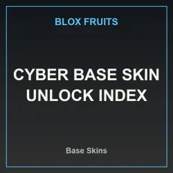 Cyber Base Skin Unlock Index (Base Skin) — Roblox, лот №218160