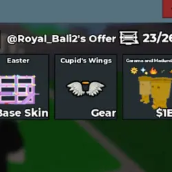 Easter Base Skin + Cupid Wings + Garama Gold 1B (Base Skin) — Roblox, лот №218166