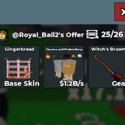 Garama 1B s + Base Skin + Flying Gear (Base Skin) — Roblox, лот №218200