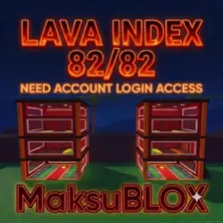 Lava Base Login Access Index (Base Skin) — Roblox, лот №218275